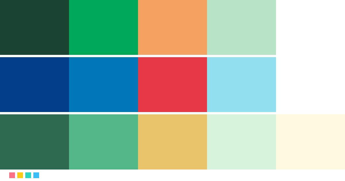 Paletas de colores: Paleta de colores para farmacia