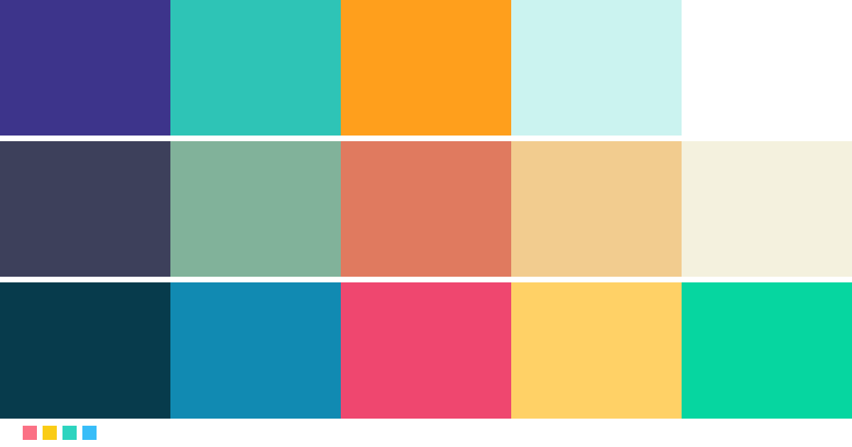 Paletas de colores: Paleta de colores para tienda de mascotas