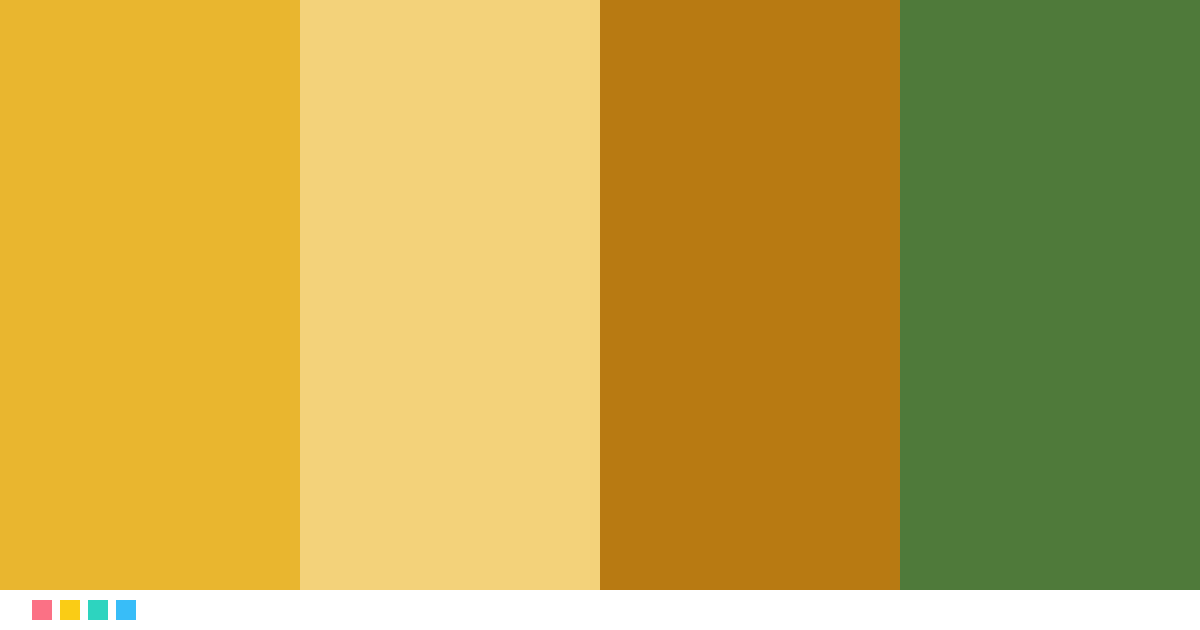 Color palettes: Chrysanthemum