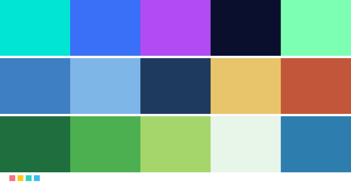 Paletas de colores: Paleta de colores de Avatar