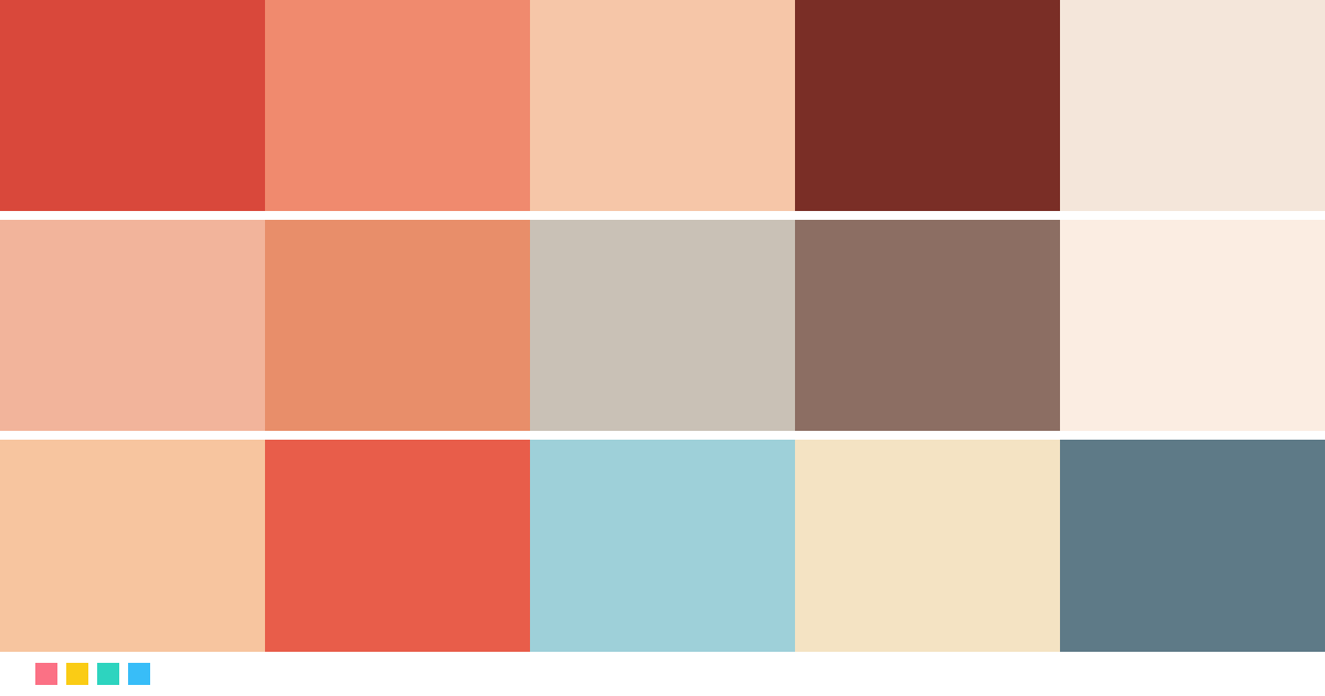 Paletas de colores: Paleta de colores de Her