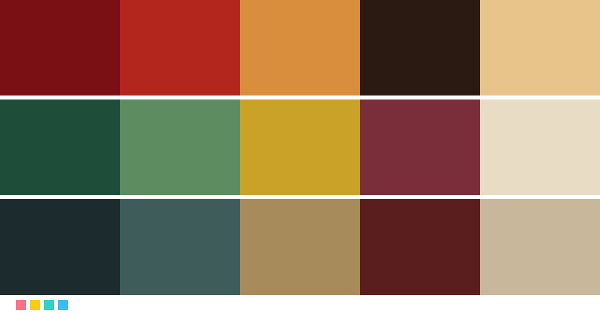 Paletas de colores: Paleta de colores de Deseando amar