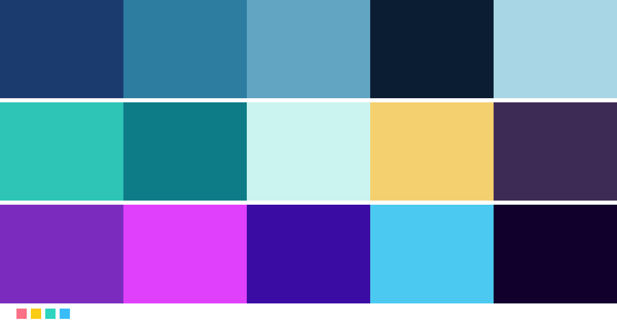 Paletas de colores: Paleta de colores de Moonlight