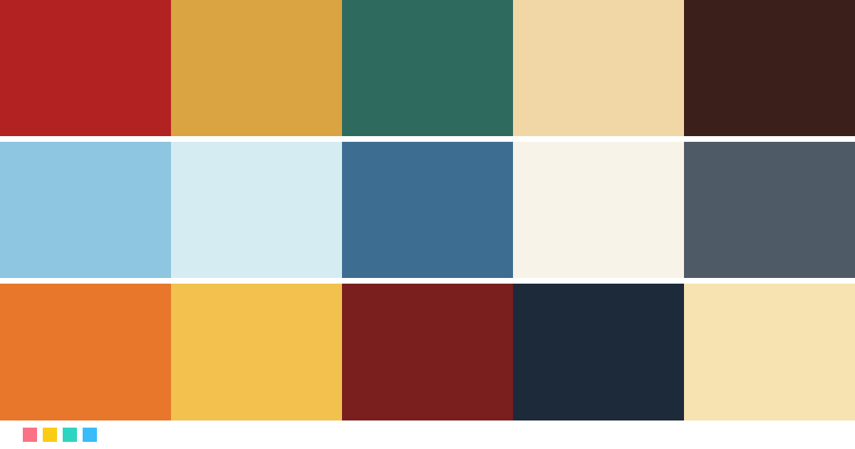 Paletas de colores: Paleta de colores de El viaje de Chihiro