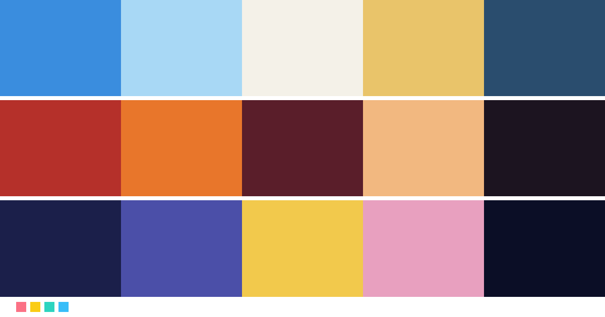 Paletas de colores: Paleta de colores de Suzume