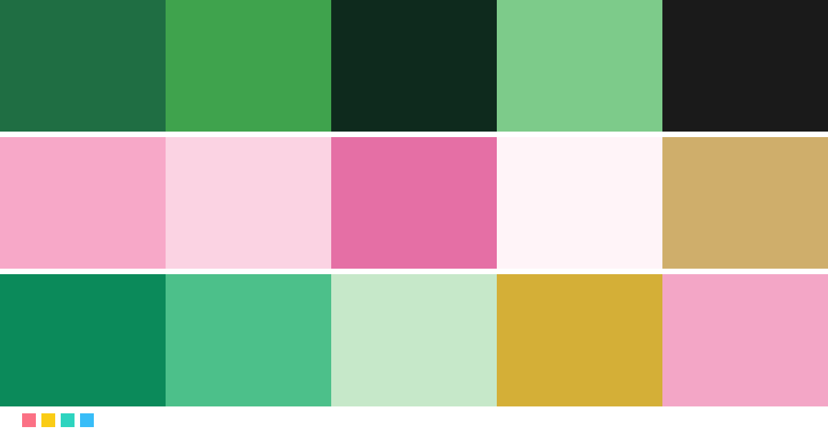 Paletas de colores: Paleta de colores de Wicked