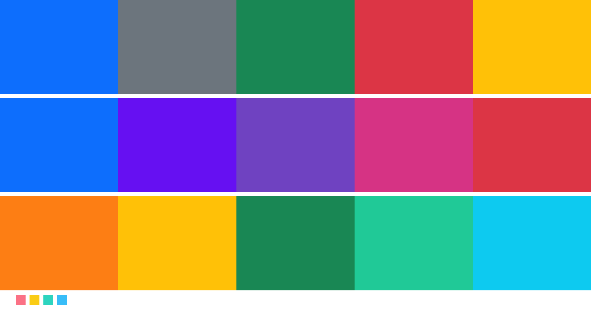 Bootstrap 5 Colors: Theme Colors and Full Palette