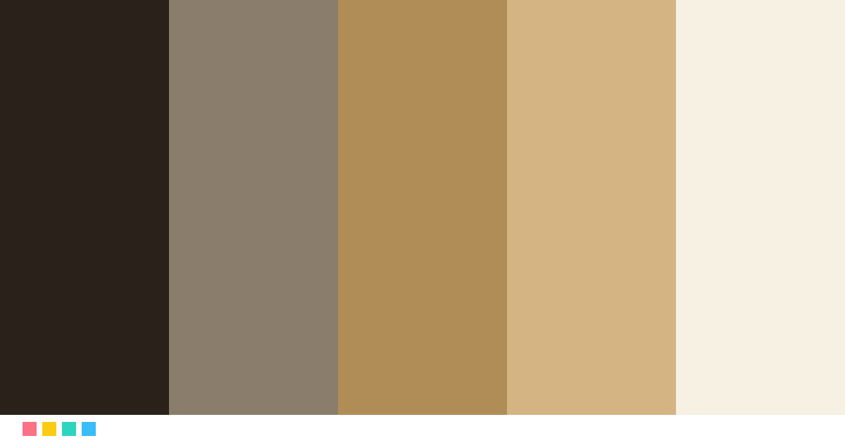 Paletas de colores: Champagne Gold