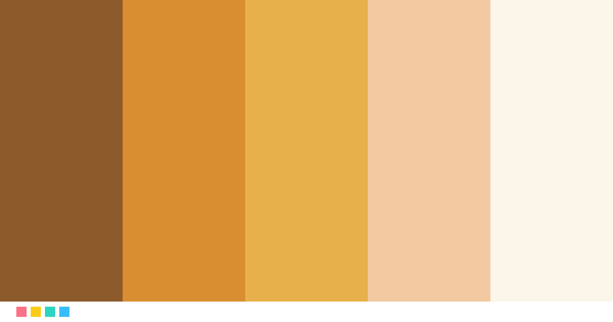 Paletas de colores: Golden Hour