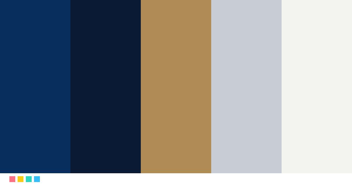 Paletas de colores: Midnight Sapphire