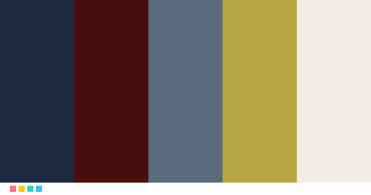 Paletas de colores: Navy Brass
