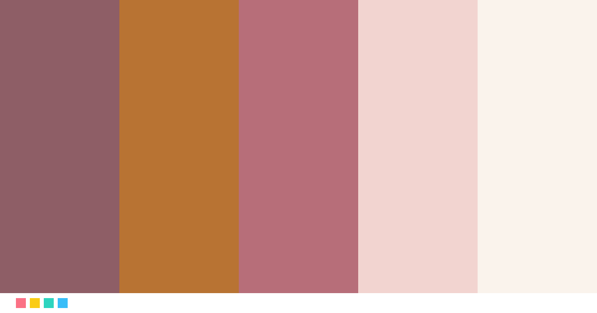 Paletas de colores: Rose Gold