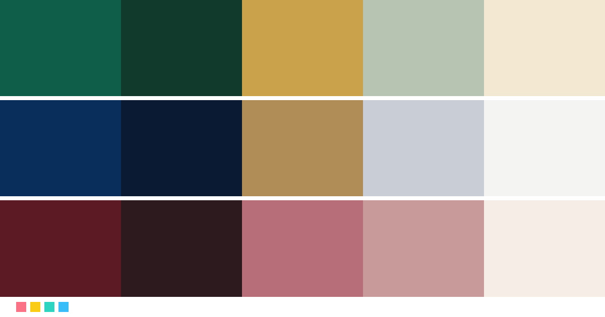 Gold Colure Code Luxury Color Palettes: 24 Elegant Palettes with HEX Codes
