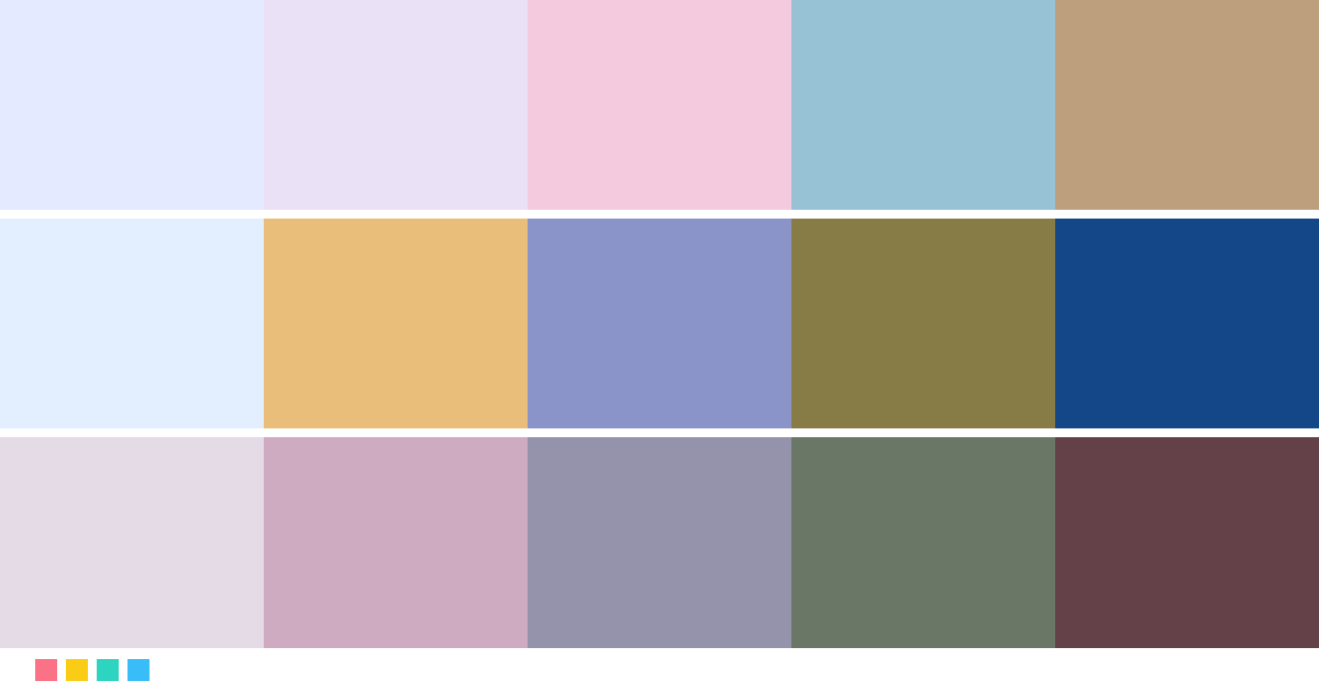 Html Color Codes Pastle Palette de couleurs de votre prénom : générateur color story