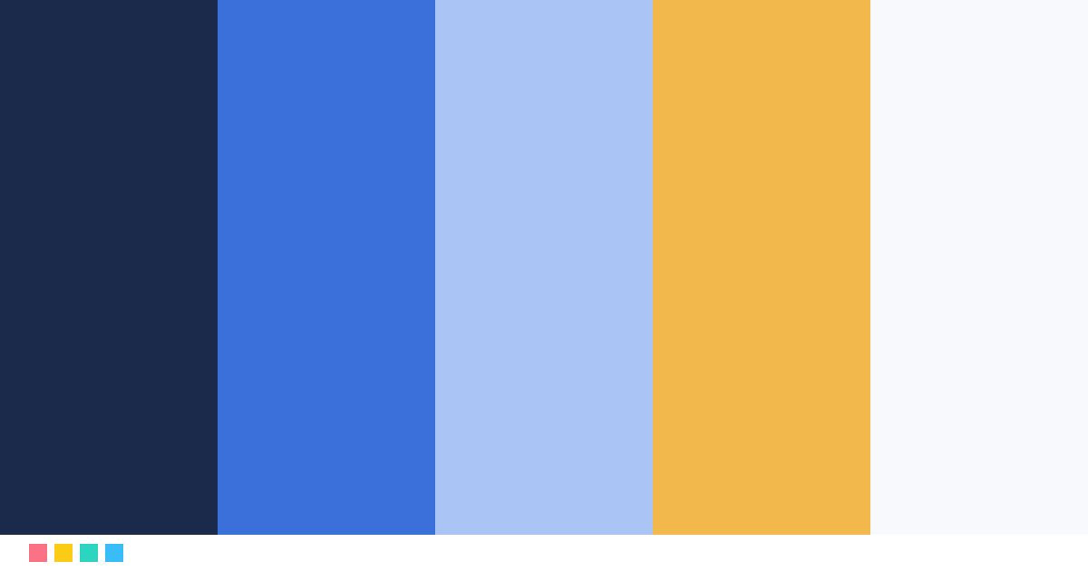 Paletas de colores: Boda en Azul luminoso 2027: paleta de colores