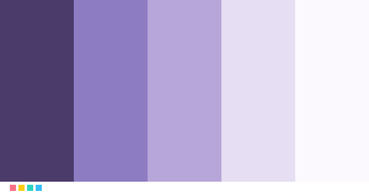 Paletas de colores: Boda en Lavanda: paleta de colores